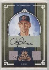 2005 Donruss Diamond Kings Bronze Materials Signatures 8/25 Cliff Lee Auto qw7