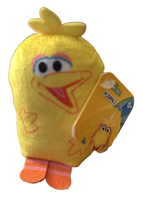 Sesame Street Big Bird Podpals Mini Plush Collectible Toy 3in Soft Plush Figure