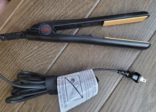 CHI Original Ceramic Hair Straightening Flat Iron 1" Plates - Black 