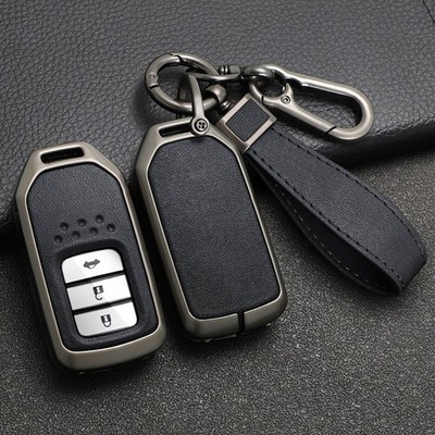 Key Schlüssel Hülle Abdeckung Halter Kette Für Honda CR-V HR-V Civic Fit Insight