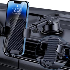 Car Phone Mount Military Grade 3 in 1 Suction Cup