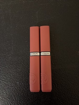 PACK OF 2 L Oreal Paris 120 Major Crush Matte Liquid Lipstick 16 Hour Wear