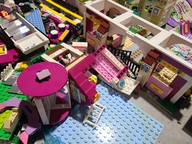 Huge LEGO Friends Bulk Lot Bricks Base Plates Instruction Mixed Parts