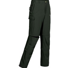 Men's Stretch Convertible Pants, Zip-Off Quick-Dry Hiking Pants, UV Protectio...