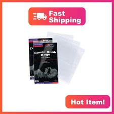 BCW Silver Age Comic Bags 2 Pack 7 1/4 x 10 1/2