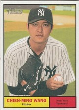 2010 topps heritage #424 Chien-Ming Wang YANKEES
