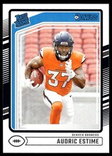 Audric Estime 2024 Donruss #335 RC Denver Broncos Football Card