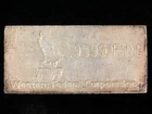 Vintage 10 Ounce Silver Bar - Western Federal Corp. .9999 Serialized - STOCK