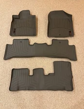 WeatherTech Floor Liner - 2007 - 2013 Acura MDX (Gray - Full Set 46114-1-2-3)