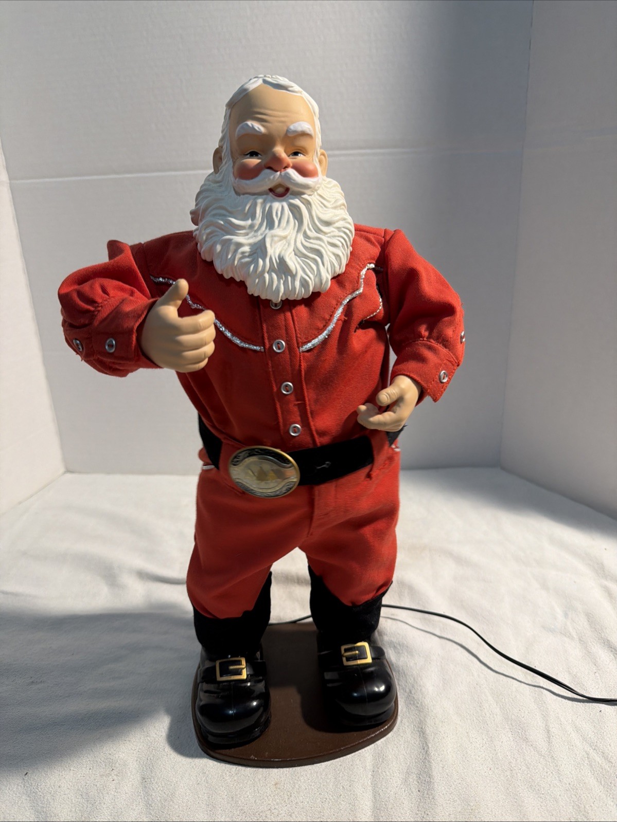 Vintage Dancing Holly Jolly Rock Santa - Rock Santa Collectibles - 1998 Works