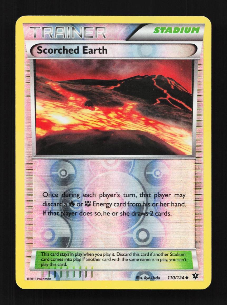 Scorched Earth 110/124 Fates Collide English Pokemon Card TCG