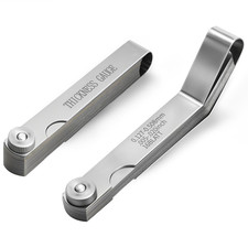 2PCS Feeler Gauges Set- Stainless Steel Feeler Gauges for Valves Standard Sae US