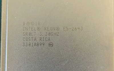 Intel Xeon ES-2643 3.30Ghz 4 Core LGA2011 CPU Processor SR0L7
