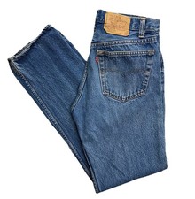 Vintage Levis 501 Jeans Mens 30x31 Blue Straight Leg Button Fly Made in USA 90s
