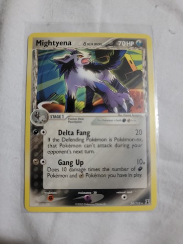 Mightyena (Delta Species) 24/113 Delta Species Regular