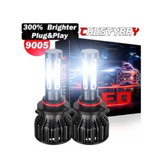 For Toyota RAV4 2007 2008 - 2010 2011 2012 4-Sides LED Headlight High Bulbs
