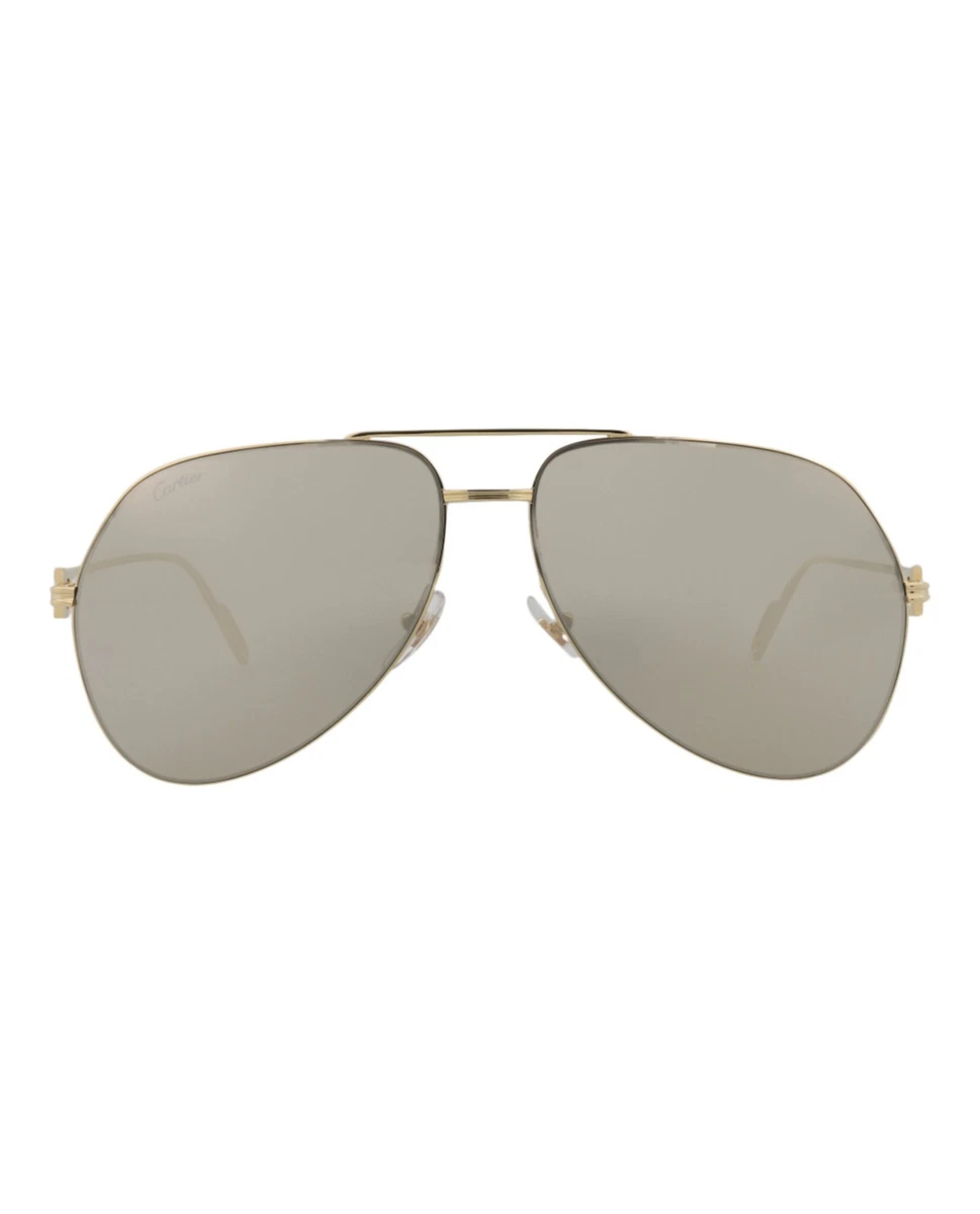 Cartier Gold Aviator Sunglasses for Men for sale | eBay