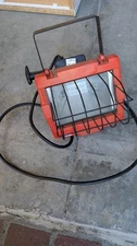 Outdoor Work Light, Orange, Halogen, Very Bright!