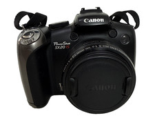 Canon PowerShot SX20 IS 12.1MP 20x Zoom Digital Camera PC1438 Works Great