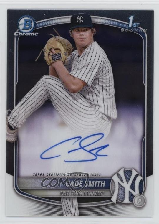2025 Bowman Chrome Prospect Auto Cade Smith #CPA-CS