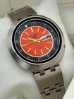 Vintage Seiko 5 Sports 6119-6400 UFO Orange Dial Automatic 21J Men's Watch
