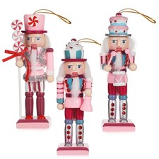 3 Pcs Small Nutcracker Figures Home Decor Hanging Holiday Decorations