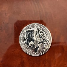 2025 Royal Mint Count Dracula 1oz .999 Silver Bullion Coin in protective capsule