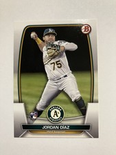 Jordan Diaz 2023 Bowman Rookie Card #61 Oakland A's RC