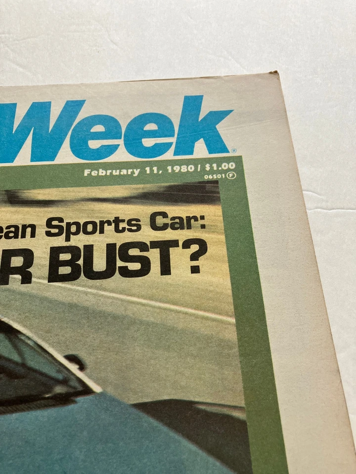 AutoWeek magazine Delorean DMC cover Febraury 1980 issue - Image 2 of 4