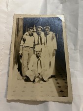 1944 Navy Real Photo RPPC Portrait Soldiers Uniforms Identified WW2