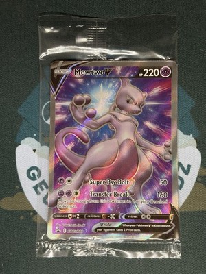 Pokémon TCG Mewtwo V SWSH229 Black Star Promo Sword & Shield Promos NM