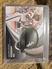 2022 Topps - Batting Helmet Commemorative Relic Black #BH-TA Tim Anderson Mint