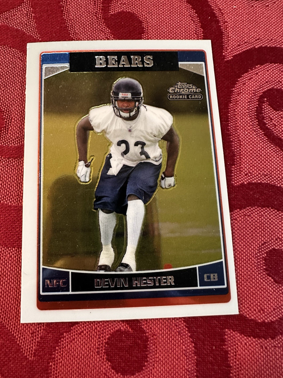 Devin Hester 2006 Topps Chrome #252 RC HOF BEARS Rookie