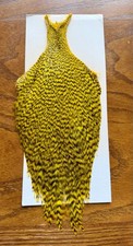 Dan Bailey Dyed Grizzly Yellow Cape 563-E-L