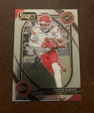 2024 Xavier Worthy Panini Select Club Level #224 (RC) Kansas City Chiefs Rookie