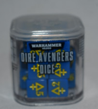 DIRE AVENGERS ELDAR DICE AELDARI 40K WARHAMMER D6 NEW Small Dice Blue Yellow