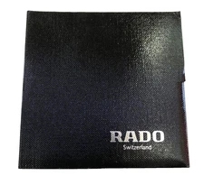 RADO Switzerland Watch Original Black Instruction Book and Warranty + Brochure
