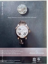 JAEGER LECOULTRE  Vintage Print Ad !! " Automatic Watch "