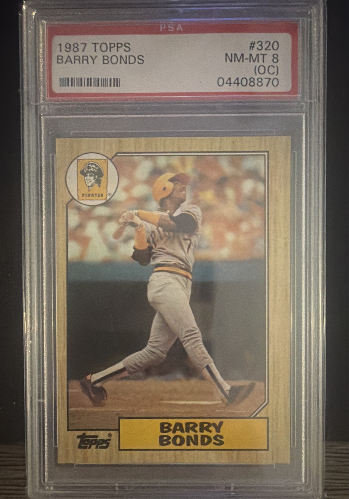 1987 Topps - Barry Bonds #320 (RC) PSA 8 (OC)