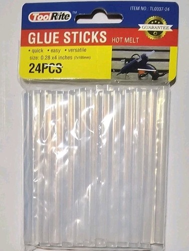 ToolRite Short Size General Purpose Glue Sticks 5″/16″ x 4″ 24 Pack