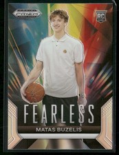 2024 Panini Prizm Draft Picks #14 Matas Buzelis Fearless Prizms Silver