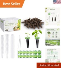All-Inclusive 180Pcs Indoor Hydroponic Gardening Kit for Fresh Herbs & Veggies 0.17 per gallon