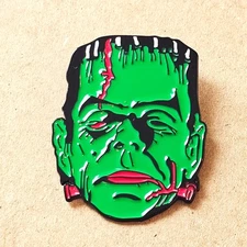 Frankenstein Enamel Pin Horror Monster Collectible Lapel Badge Halloween Accesso