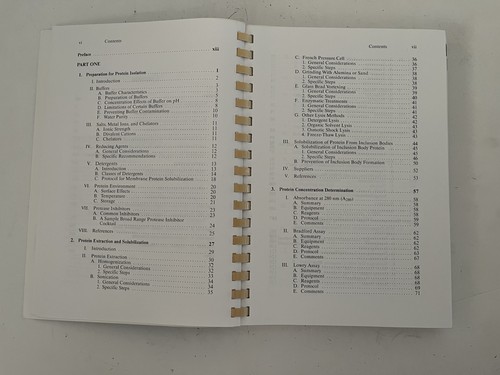 Excellent Protein Methods 2nd edition comb binding by Bollag, Daniel M - Picture 5 of 17