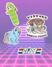 80's Toys Retro Sticker Pack