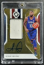 KYRIE IRVING 2018-19 PANINI OPULENCE #GJ-KIV GOLD MEDAL GU JERSEY AUTO 04/25 USA