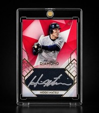 2020 Topps Diamond Icons Silver Ink Autographs Hideki Matsui #SI-HM Red /5