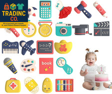 Korean Decorations, 24Pcs Doljabi Set Safe Zhuazhou Set Items Birthday Presents