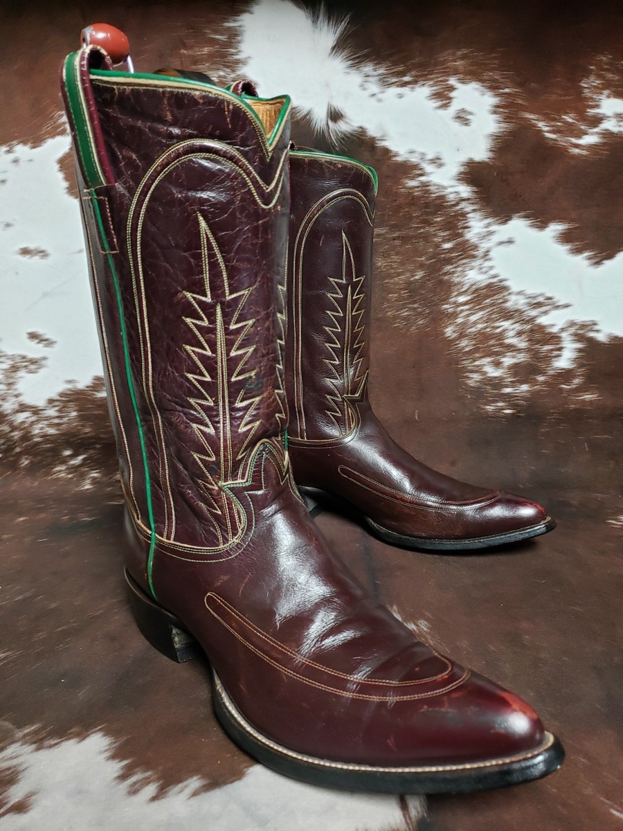 Tony Lama El Paso Vintage 60s Urban Cowboy Western Cowboy  display picture 3