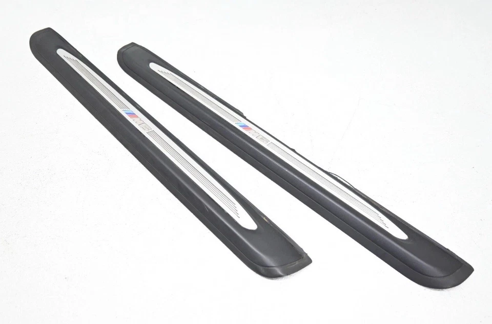 🔥2004-10 Bmw M6 E64 E63 Sill Scuff Plate Trim Cover Door Left Right Set Of 2 — 第 2/4 张图片